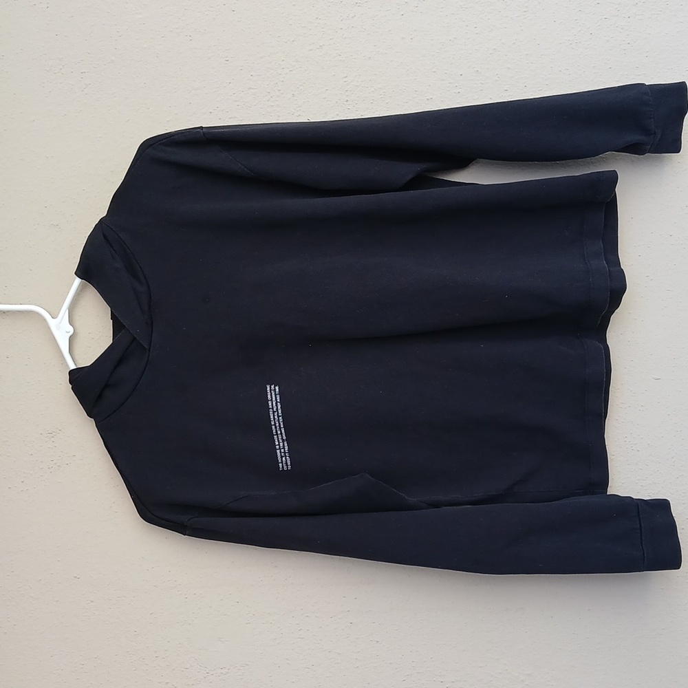 Pangaia Black Organic Cotton  Hoodie XXS